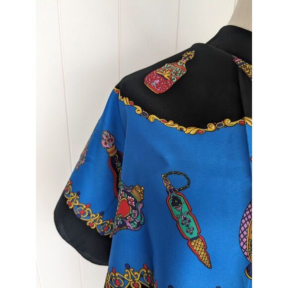 Art of the Scarf for Tie Rack Polyester Scarf - Vibrant Color Bottles Design - Picture 4 of 6